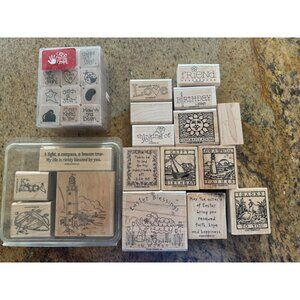 Set of 29 Rubber Stamps - Stampin Up, Close to my Heart Birthday, Cards, Easter